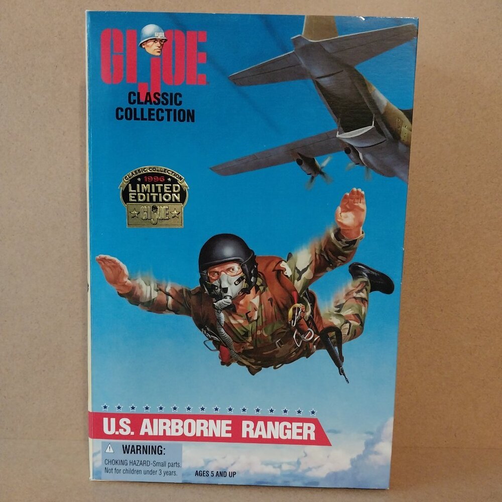GI Joe Classic Collection 1996 Limited Edition U.S. Airborne Ranger NWT